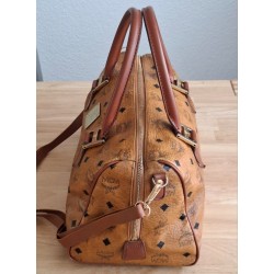 MCM Speedy Boston 30 Heritage Cognac Canvas