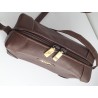 Gucci Vintage Umhängetasche Dunkelbraun (Chocolate) Leder