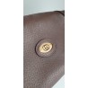 Gucci Vintage Umhängetasche Dunkelbraun (Chocolate) Leder