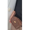 Gucci Vintage Umhängetasche Dunkelbraun (Chocolate) Leder