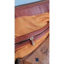 MCM Speedy Boston 30 Heritage Cognac Canvas