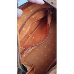 MCM Speedy Boston 30 Heritage Cognac Canvas