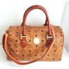 MCM Speedy Boston 30 Heritage Cognac Canvas