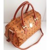 MCM Speedy Boston 30 Heritage Cognac Canvas