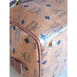 MCM Speedy Boston 30 Heritage Cognac Canvas