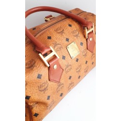 MCM Speedy Boston 30 Heritage Cognac Canvas
