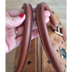 MCM Speedy Boston 30 Heritage Cognac Canvas