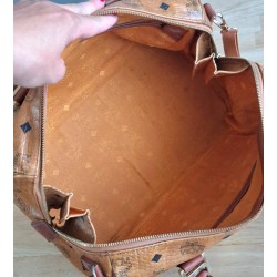 MCM Speedy Boston 30 Heritage Cognac Canvas