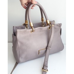 Marc By Marc Jacobs Taupe-Beige Soft Leder