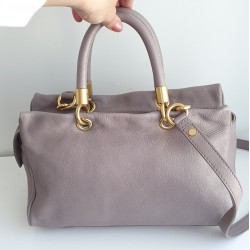 Marc By Marc Jacobs Taupe-Beige Soft Leder