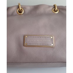 Marc By Marc Jacobs Taupe-Beige Soft Leder