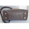 Marc By Marc Jacobs Anthrazit/ Taupe-Grau Soft Leder