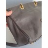 Marc By Marc Jacobs Anthrazit/ Taupe-Grau Soft Leder