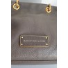 Marc By Marc Jacobs Anthrazit/ Taupe-Grau Soft Leder
