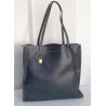 Marc Jacobs Leder Cadena Padlock Tote Bag Handtasche Schultertasche Schwarz