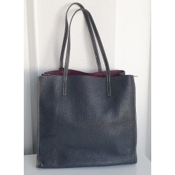 Marc Jacobs Leder Cadena Padlock Tote Bag Handtasche Schultertasche Schwarz