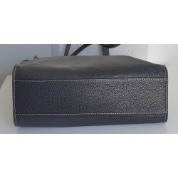 Marc Jacobs Leder Cadena Padlock Tote Bag Handtasche Schultertasche Schwarz