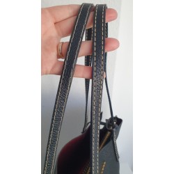 Marc Jacobs Leder Cadena Padlock Tote Bag Handtasche Schultertasche Schwarz