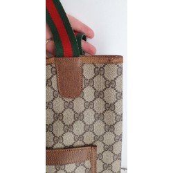 Gucci Schultertasche Supreme Tote Bag – Braun