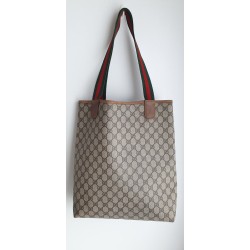 Gucci Schultertasche Supreme Tote Bag – Braun