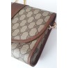 Gucci Vintage Clutch/Crossbody Tasche Leder Braun