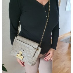 Marc Jacobs Schultertasche Soft Leder Taupe