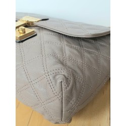 Marc Jacobs Schultertasche Soft Leder Taupe