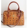 MCM Speedy Boston 25 Heritage Cognac Canvas