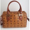 MCM Speedy Boston 25 Heritage Cognac Canvas