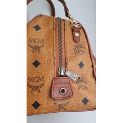 MCM Speedy Boston 25 Heritage Cognac Canvas