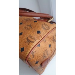 MCM Speedy Boston 25 Heritage Cognac Canvas