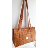 MCM Shopper Medium Heritage Cognac Canvas.