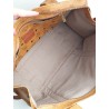 MCM Shopper Medium Heritage Cognac Canvas.