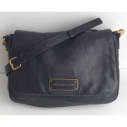 Marc Jacobs Crossbody Tasche Soft Leder Schwarz