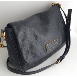 Marc Jacobs Crossbody Tasche Soft Leder Schwarz