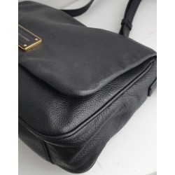 Marc Jacobs Crossbody Tasche Soft Leder Schwarz