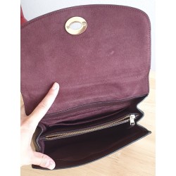 Coach Henkel/Crossbody Tasche Canvas Leder Braun-Schwarz