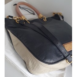 Marc Jacobs Henkel/Umhängetasche Rosa/Schwarz/Beige
