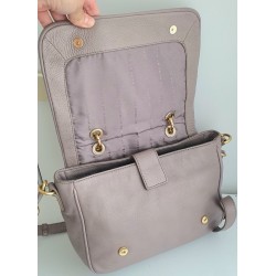 Marc By Marc Jacobs Henkel/Crossbody Tasche Taupe/Rosa Leder