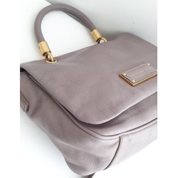 Marc By Marc Jacobs Henkel/Crossbody Tasche Taupe/Rosa Leder