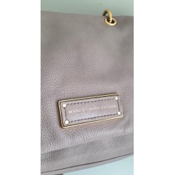 Marc By Marc Jacobs Henkel/Crossbody Tasche Taupe/Rosa Leder