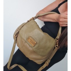 Marc by Marc Jacobs Henkeltasche / Crossbody-Tasche Soft Leder Khaki-Olivgrün