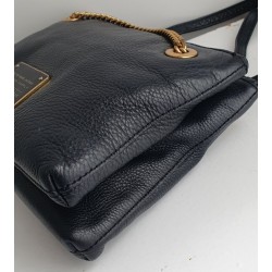Marc Jacobs Kette Crossbody Tasche Soft Leder Schwarz