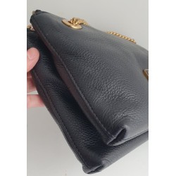 Marc Jacobs Kette Crossbody Tasche Soft Leder Schwarz