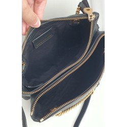 Marc Jacobs Kette Crossbody Tasche Soft Leder Schwarz