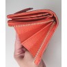 Gucci Portemonnaie Unisex Leder Canvas Braun-Orange