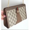 Gucci  Vintage Clutch/Crossbody Tasche Leder Braun