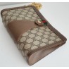 Gucci  Vintage Clutch/Crossbody Tasche Leder Braun