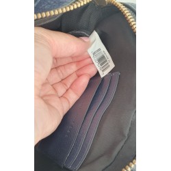 Marc Jacobs Snapshot Tasche aus Leder Navy Blau (Medium)