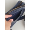 Marc Jacobs Snapshot Tasche aus Leder Navy Blau (Medium)